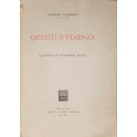 Quesiti d'udienza. Questioni di procedura penale