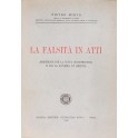 La falsità in atti. 