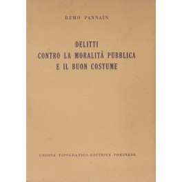 Delitti contro la moralità pubblica e il buon costume