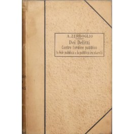 Dei delitti contro l'ordine pubblico 