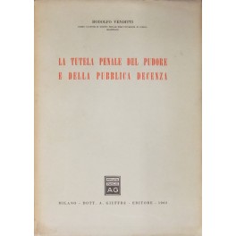 La tutela penale del pudore e della pubblica decenza