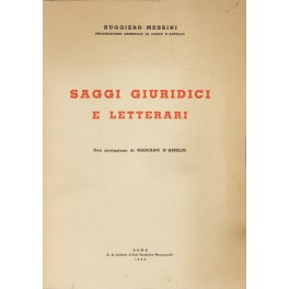 Saggi giuridici e letterari Saggi giuridici e letterari