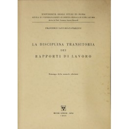 La disciplina transitoria dei rapporti di lavoro