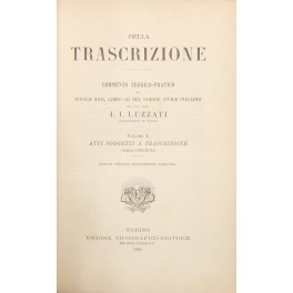 Della trascrizione Della trascrizione