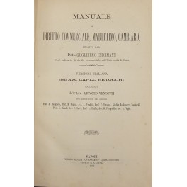 Manuale di diritto commerciale marittimo cambiario Manuale di diritto commerciale marittimo cambiario