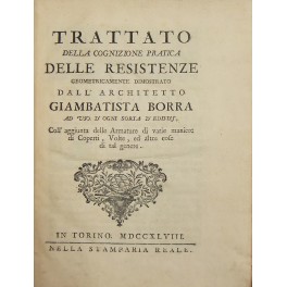 Trattato della cognizione pratica delle resistenze 