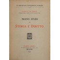 Nuovi studi di storia e diritto