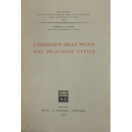 L'esibizione delle prove nel processo civile