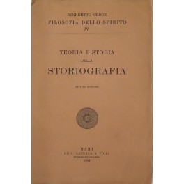 Teoria e storia della storiografia