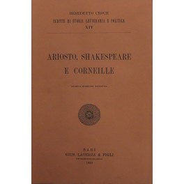 Ariosto, Shakespeare e Corneille