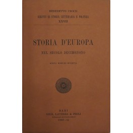 Storia d'Europa nel secolo decimonono