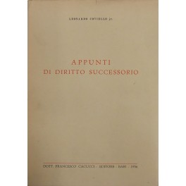 Appunti di diritto successorio