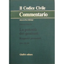 La potestà dei genitori. Rapporti personali. Artt. 315-319