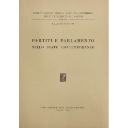 Partiti e Parlamento nello Stato contemporaneo