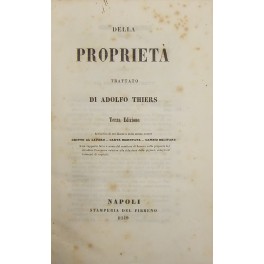 Della proprietà. Trattato