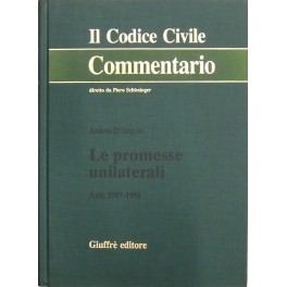 Le promesse unilaterali. Artt. 1987-1991
