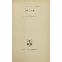 Opere. A cura di Vittorio de Caprariis