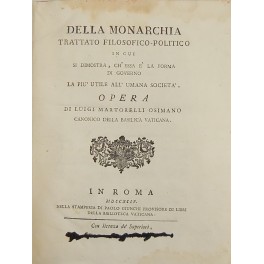 Della monarchia trattato filosofico politico Della monarchia trattato filosofico politico
