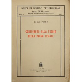 Contributo alla teoria della prova legale