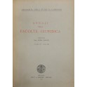 Annali della Facoltà Giuridica dell'Università deg