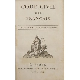 Code civil des Francais. Edition originale et seule officielle