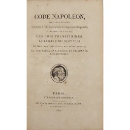 Code Napoleon nouvelle edition Code Napoleon nouvelle edition