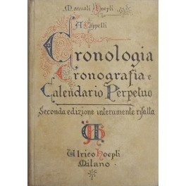 Cronologia Cronografia e Calendario Perpetuo