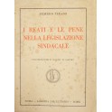 I reati e le pene nella legislazione sindacale. Co