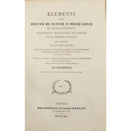 Gio Gottlieb Eineccio.. Elementi del diritto di natura