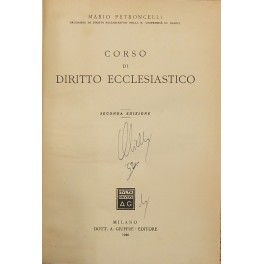 Corso di diritto ecclesiastico