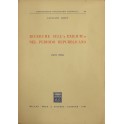 Ricerche sull' exilium nel periodo repubblicano