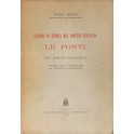 Lezioni di storia del diritto italiano. Le fonti.