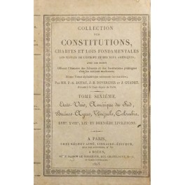 Collection des Constitutions Collection des Constitutions