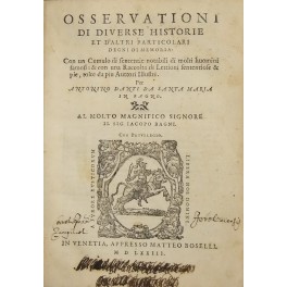 Osservationi di diverse historie et d'altri particolari degni di memoria Osservationi di diverse historie et d'altri particolari degni di memoria