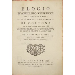 Elogio d'Amerigo Vespucci Elogio d'Amerigo Vespucci