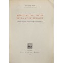 Modificazioni tacite della Costituzione