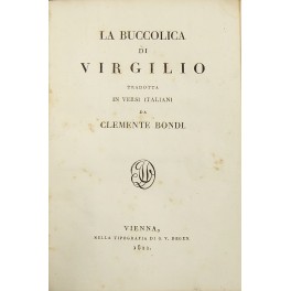 La Buccolica di Virgilio La Buccolica di Virgilio