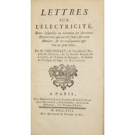 Lettres sur l'electricite. Lettres sur l'electricite.