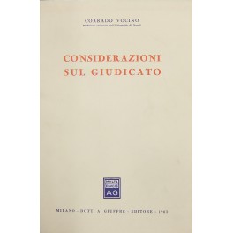 Considerazioni sul giudicato