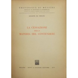 La cessazione della materia del contendere