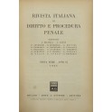 Rivista italiana di diritto e procedura penale. Anno IX - 1966