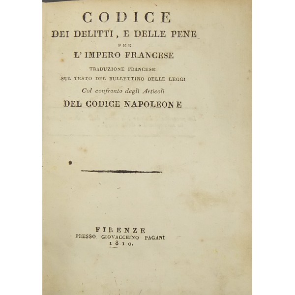 DEI DELITTI E DELLE PENE ( testo integrale )