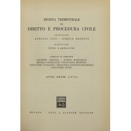 Rivista trimestrale di diritto e procedura civile Rivista trimestrale di diritto e procedura civile