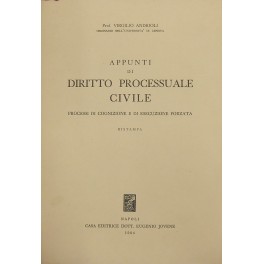 Appunti di diritto processuale civile