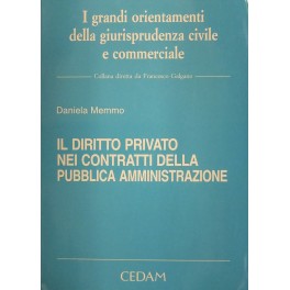 Il diritto privato nei contratti della pubblica amministrazione