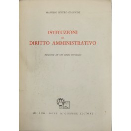 Istituzioni di diritto amministrativo