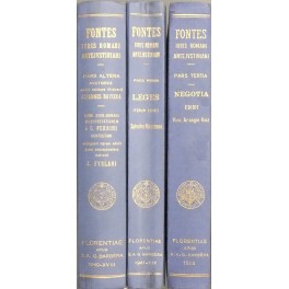 Fontes iuris romani antejustiniani in usum scholarum Fontes iuris romani antejustiniani in usum scholarum