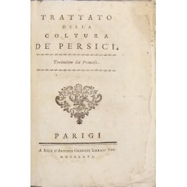 Trattato della coltura de' persici