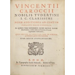 Novae additiones ad centum Philippi Decii Consilia Novae additiones ad centum Philippi Decii Consilia