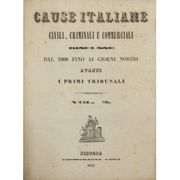 Cause italiane civili, criminali e commerciali